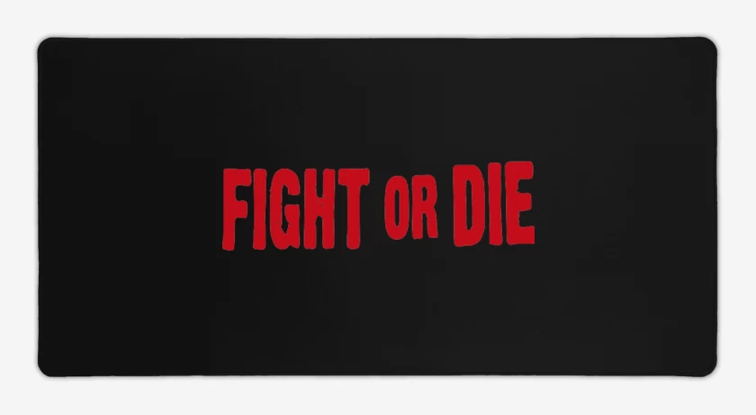 Mouse pad Gamer Fight or die