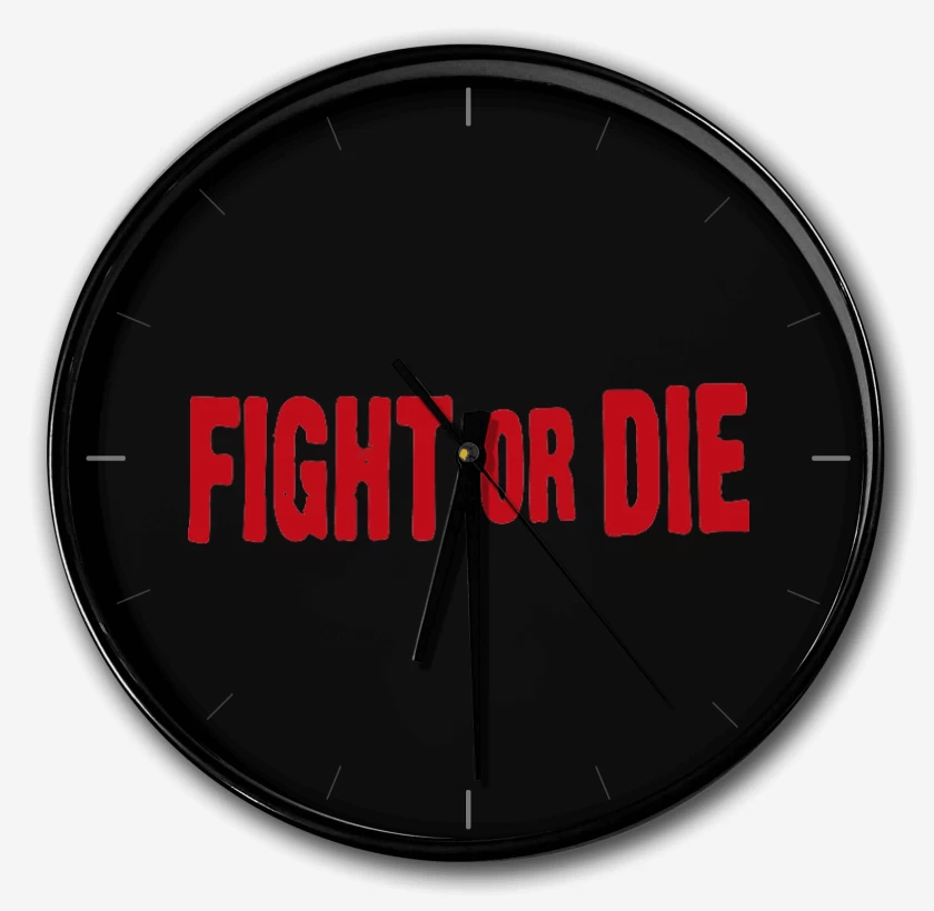 Reloj Negro de Fight or die