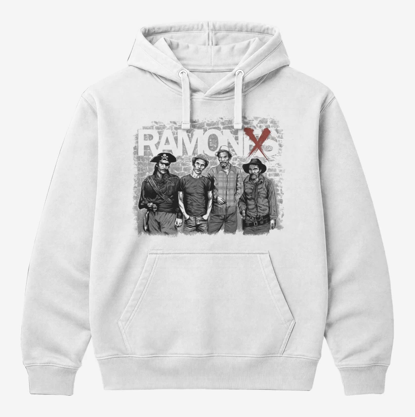 Polerón Canguro Blanco de Ramonxs