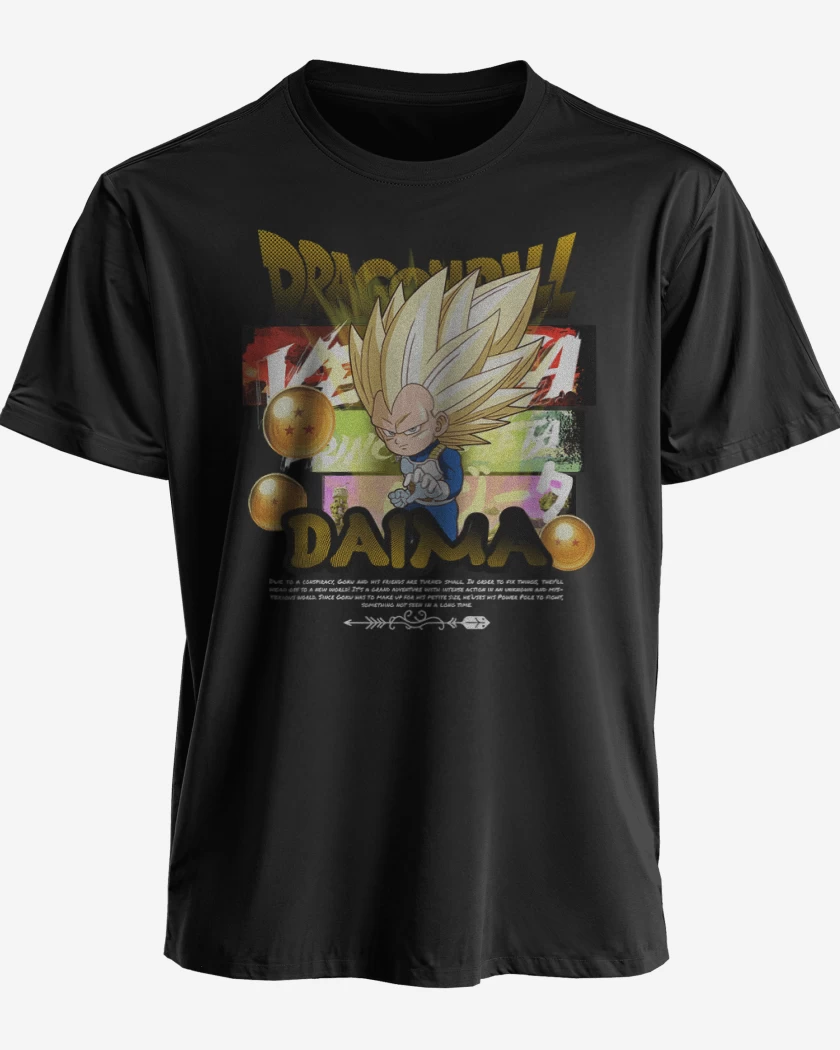 Polera Negro de Vegeta SS3