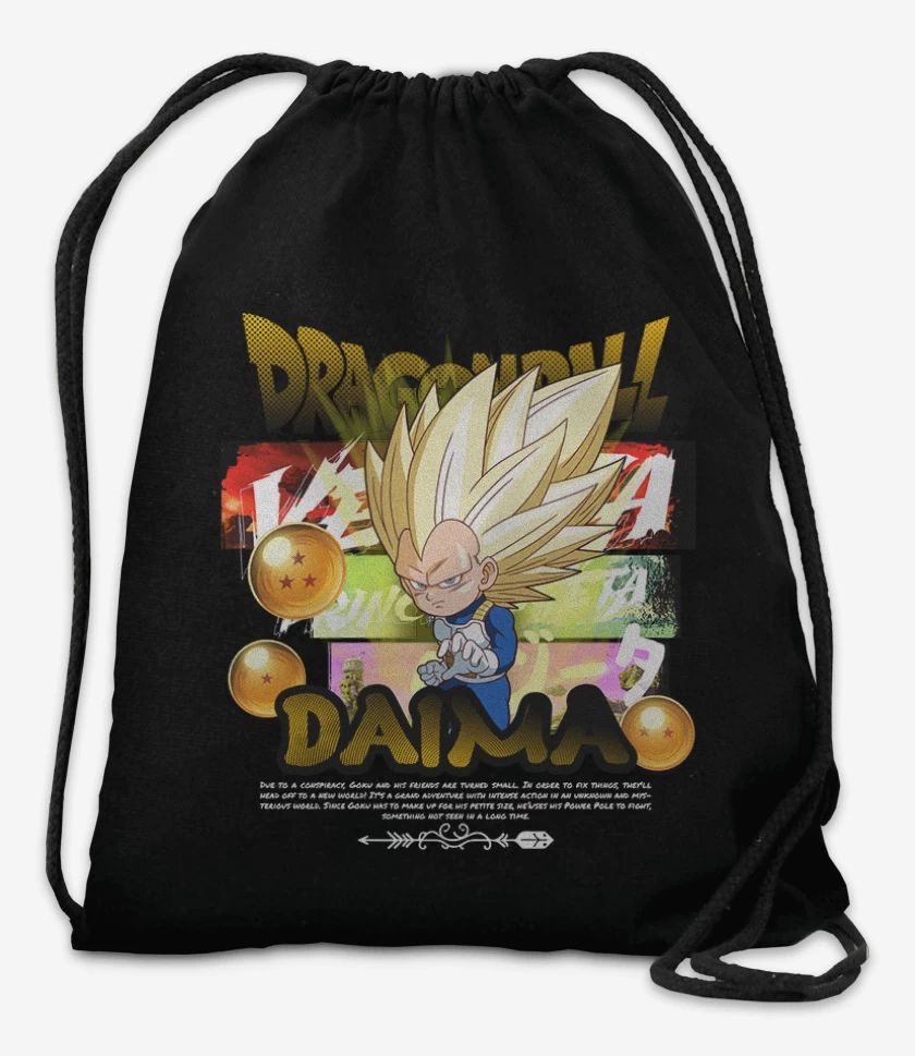 Mochila Negro de Vegeta SS3