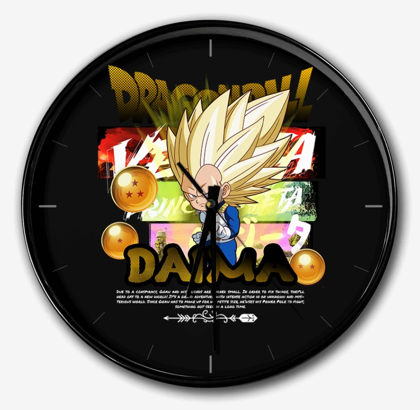 Reloj Negro de Vegeta SS3