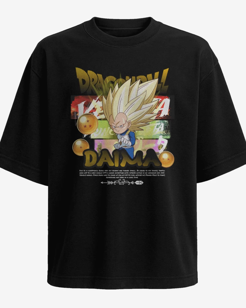 Polera Oversize Vegeta SS3