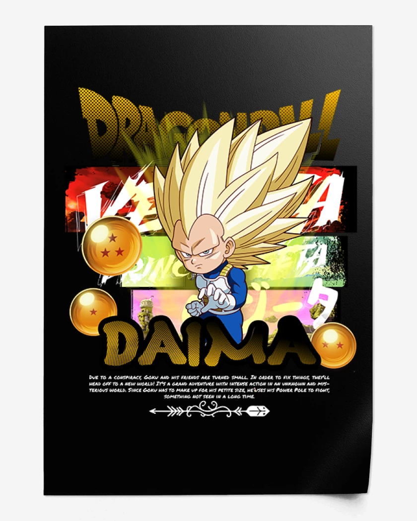 Print Vegeta SS3