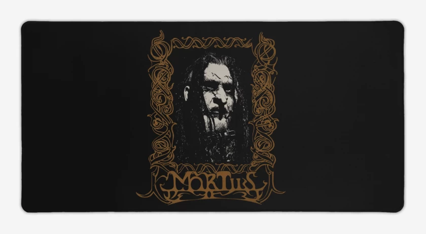 Mouse pad Gamer Negro de Mortiis Portrait
