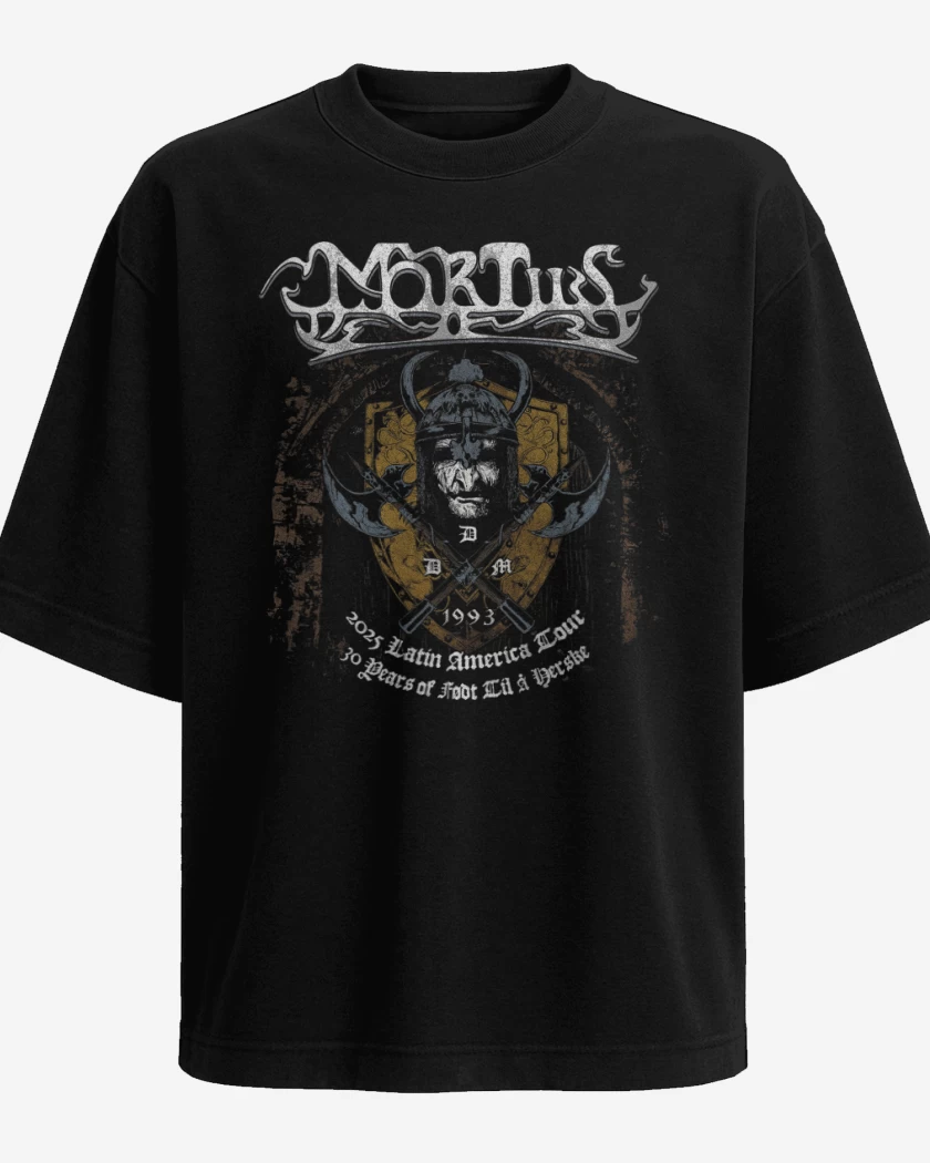 Polera Oversize Mortiis Latin America Tour