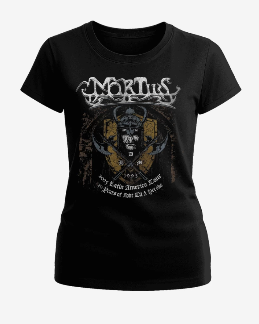 Polera de Mujer Negro de Mortiis Latin America Tour