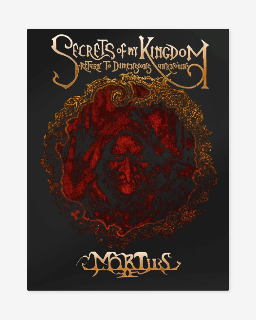 Print metalico Negro de Mortiis Secrets of the Kingdom