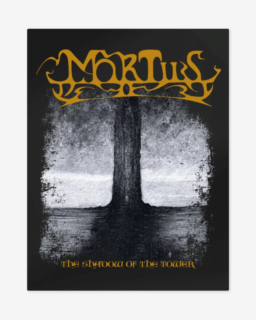 Print metalico Negro de Mortiis The Shadow of the Tower