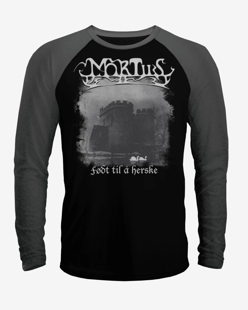 Polera Raglan Mortiis Fodt Til A Herske