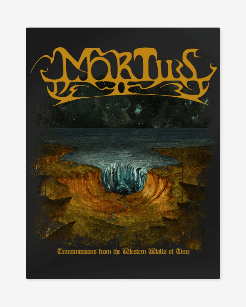 Print metalico Negro de Mortiis Transmissions 