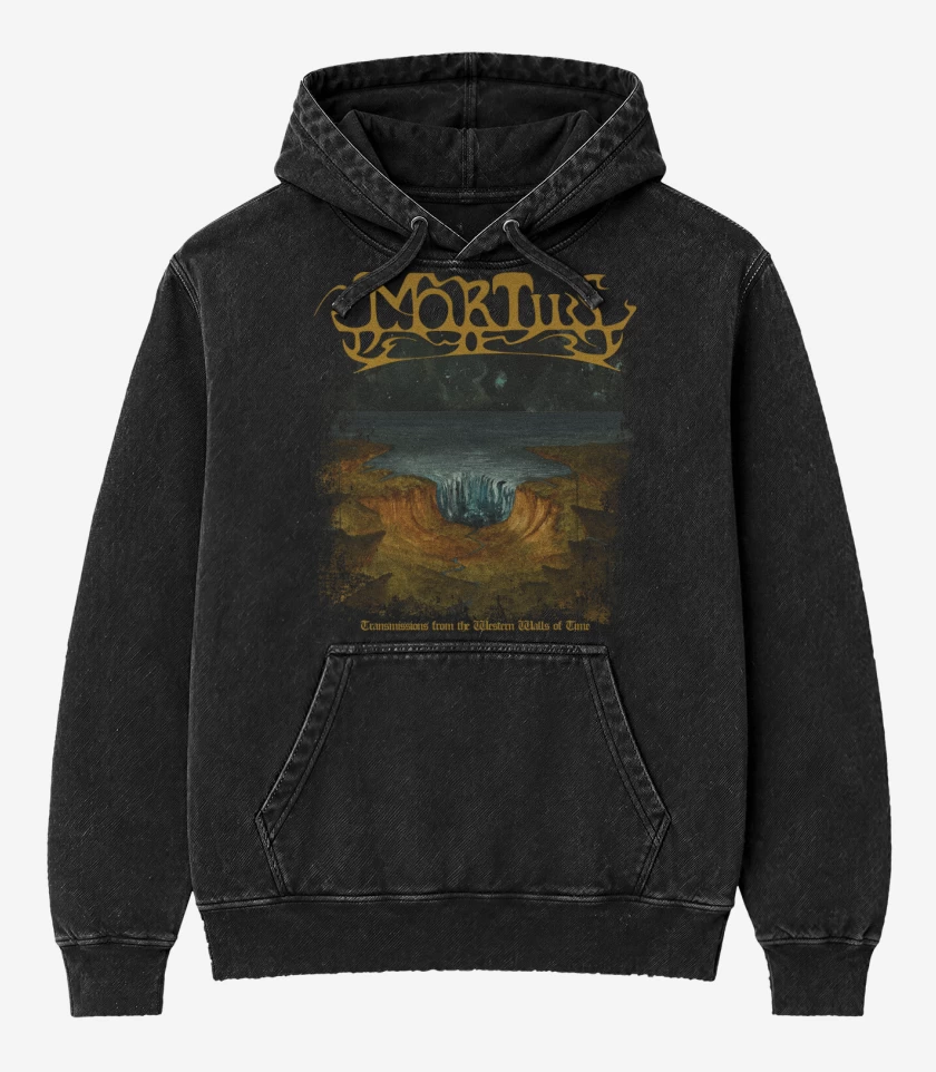 Poleron Canguro Acid Wash Negro de Mortiis Transmissions 