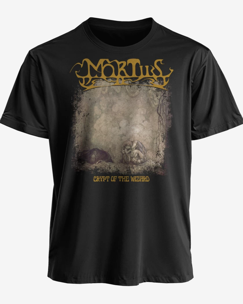 Polera premium Negro de Mortiis Crypt of the Wizard