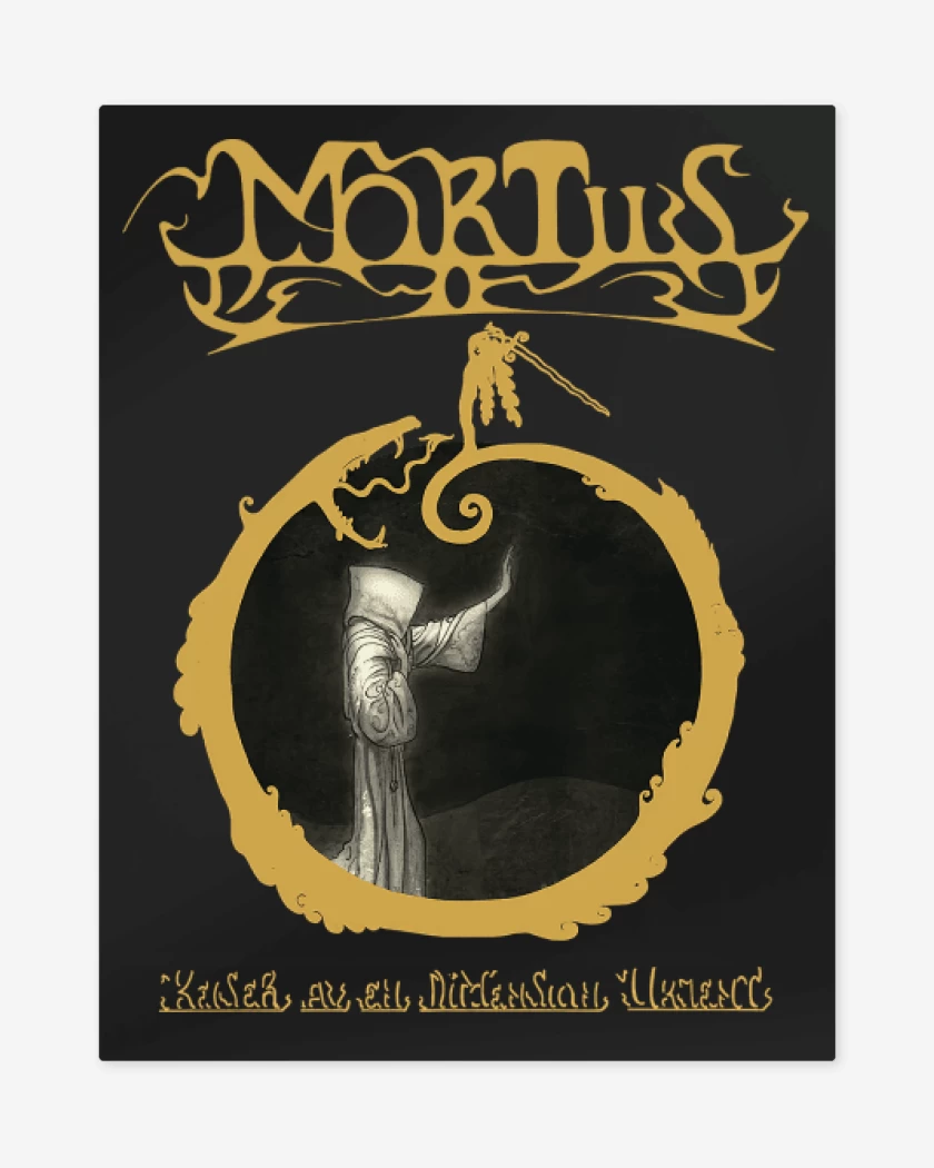 Print metalico Negro de Mortiis Keiser