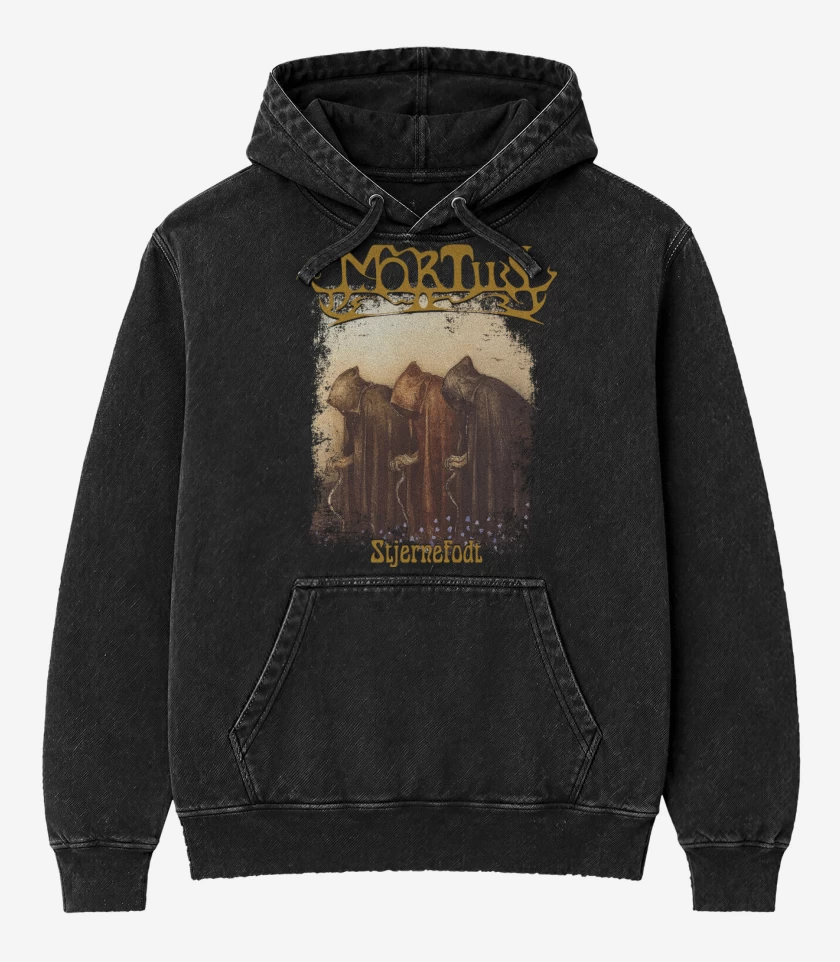 Poleron Canguro Acid Wash Negro de Mortiis Stjernefodt