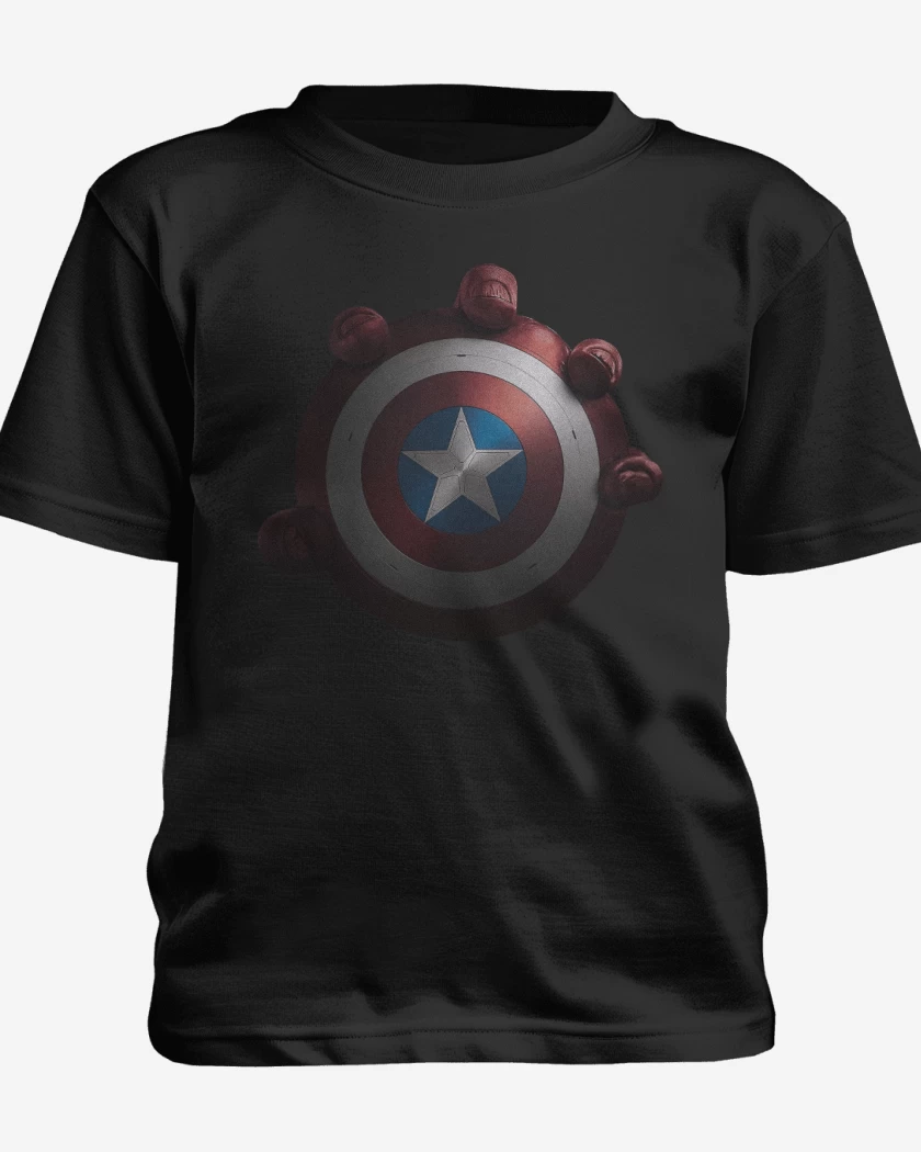 Polera de niño Escudo Capitan America 