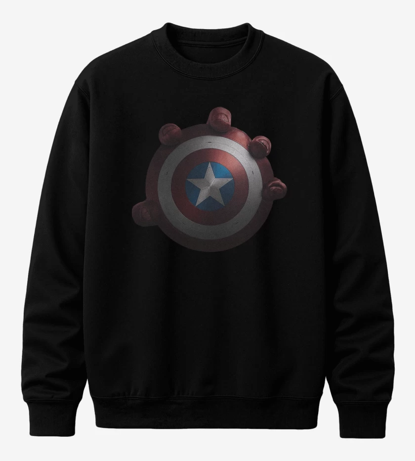Poleron polo Escudo Capitan America 