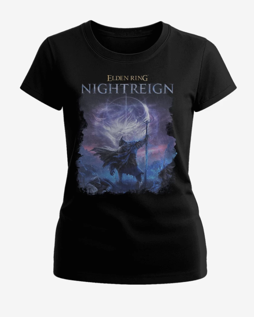 Polera de Mujer Negro de Elden Ring Nightreign
