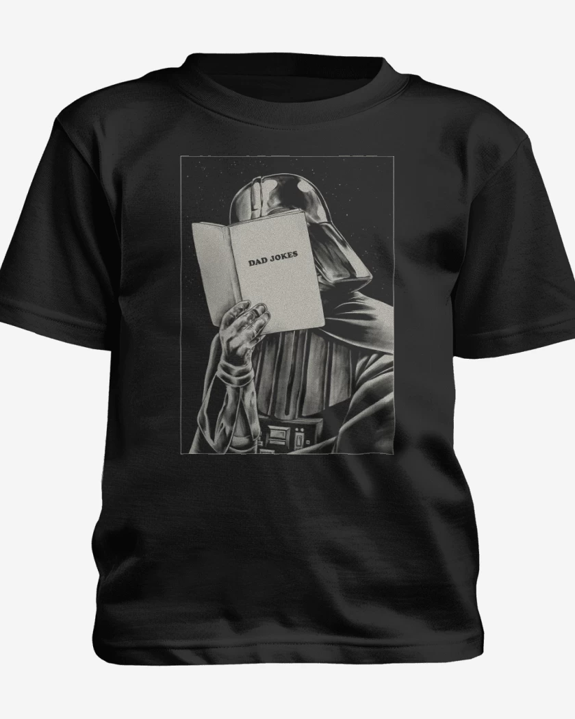 Polera de niño Negro de Dad Jokes 