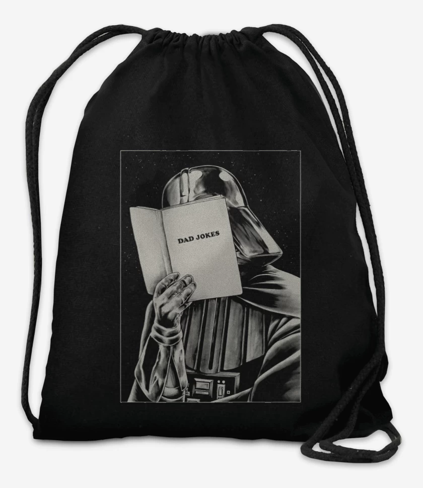 Mochila Negro de Dad Jokes 