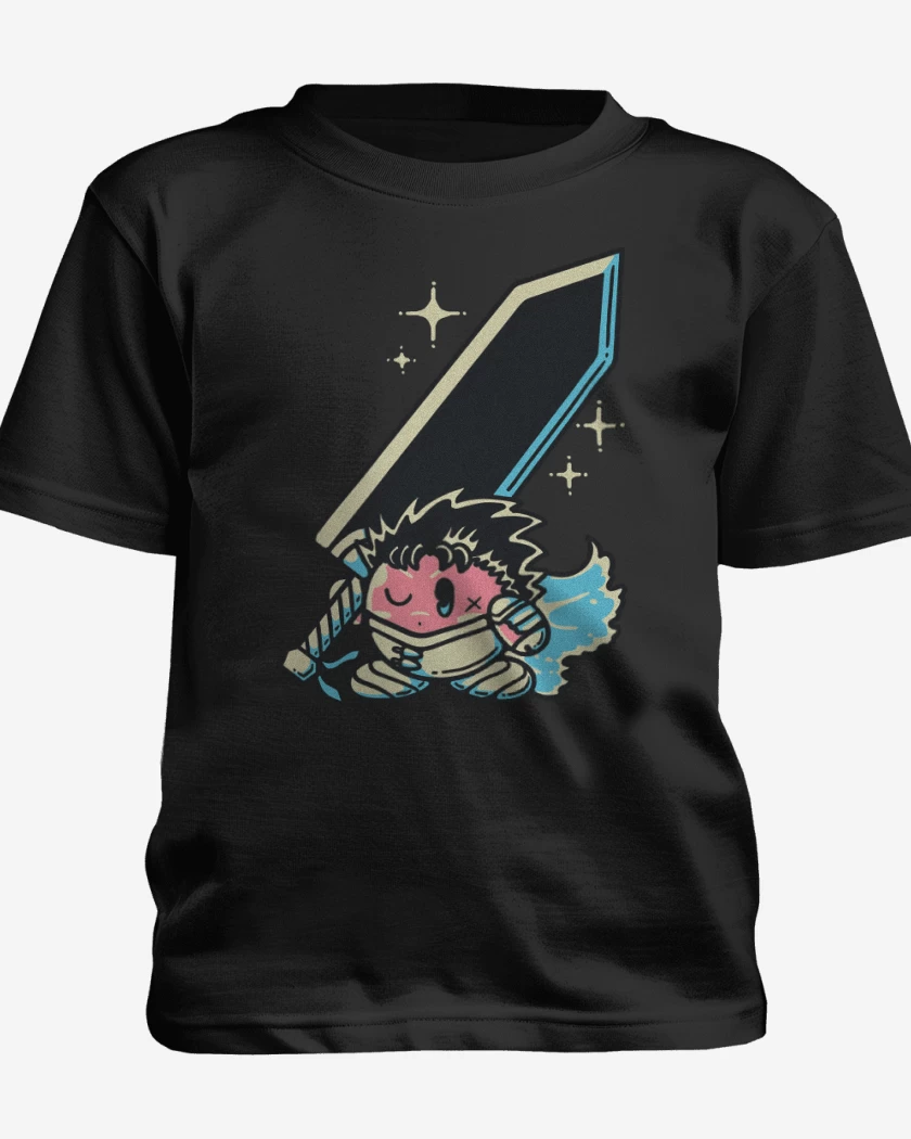 Polera de niño Negro de BerserKirby