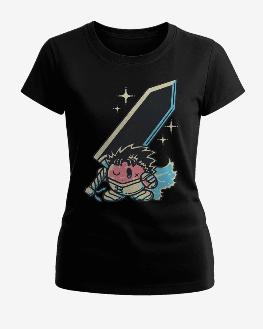 Polera de Mujer Negro de BerserKirby