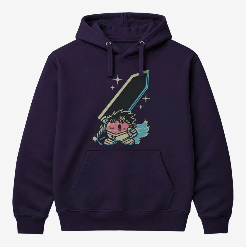 Polerón Canguro Morado de BerserKirby