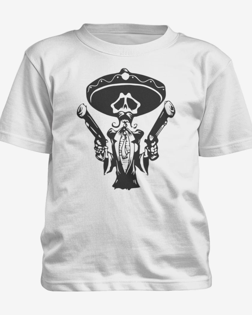 Polera de niño Blanco de Day of the dead