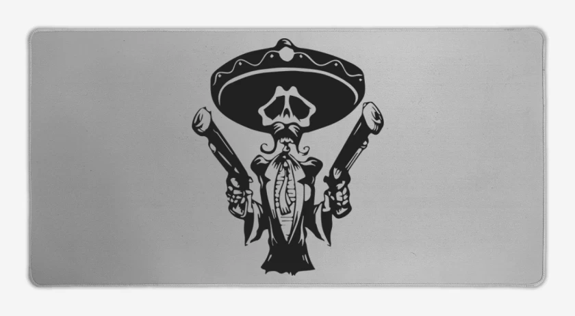 Mouse pad Gamer Gris Melange de Day of the dead