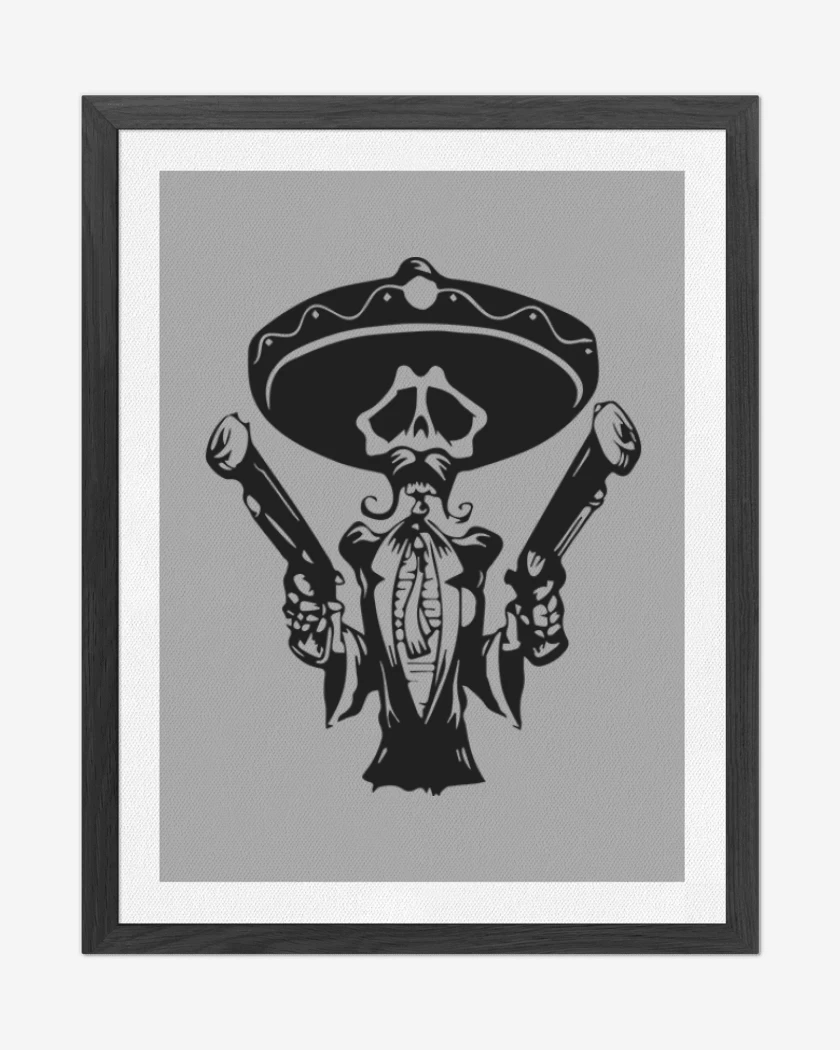 Cuadro decorativo Gris Melange de Day of the dead