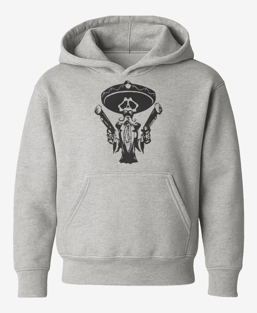 Poleron de niño Gris Melange de Day of the dead