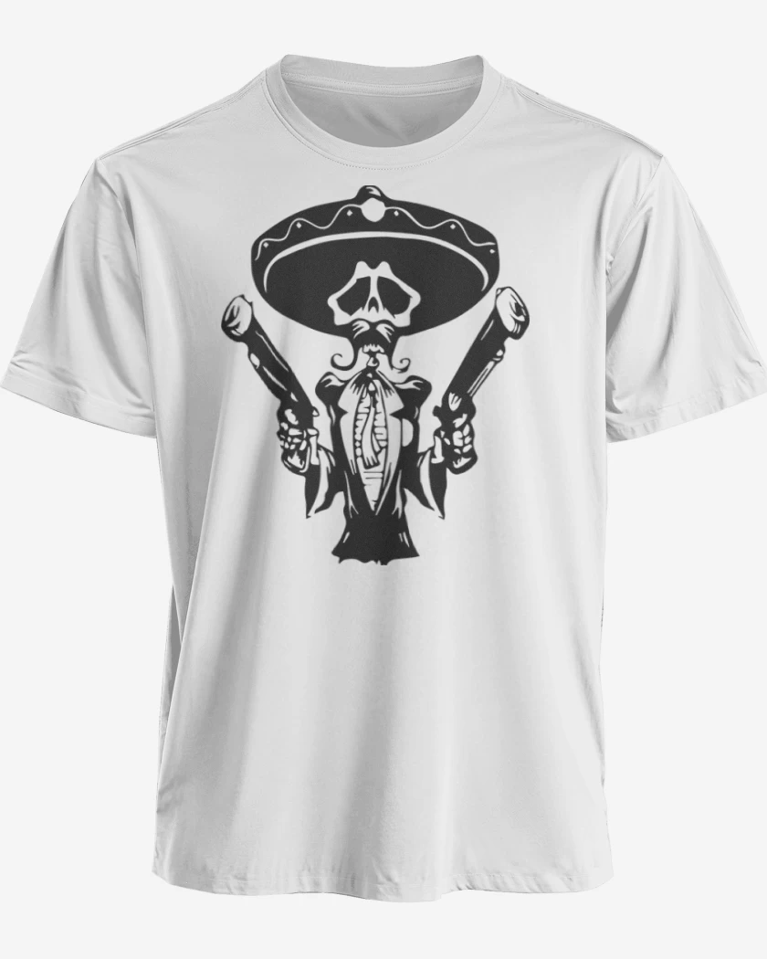 Polera premium Blanco de Day of the dead