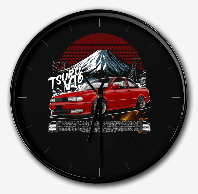 Reloj Negro de Tsuru v16