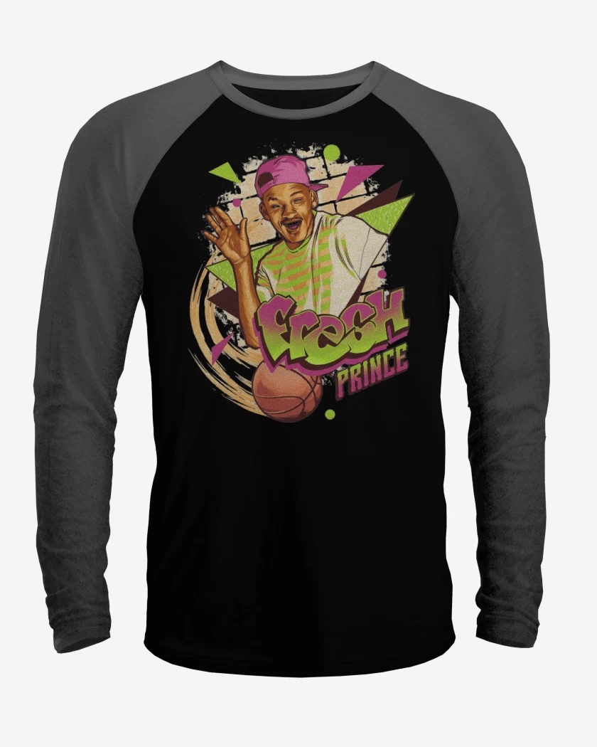 Polera Raglan Principe del Rap