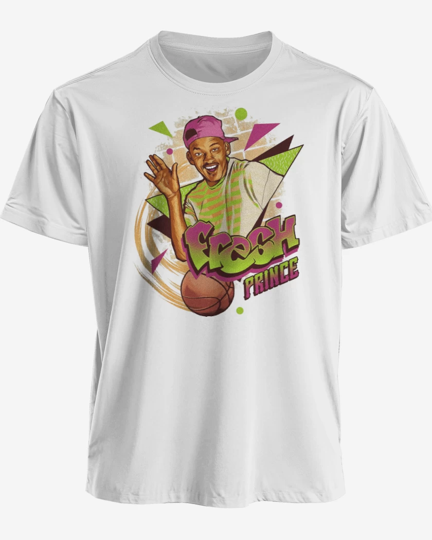 Polera premium Blanco de Principe del Rap