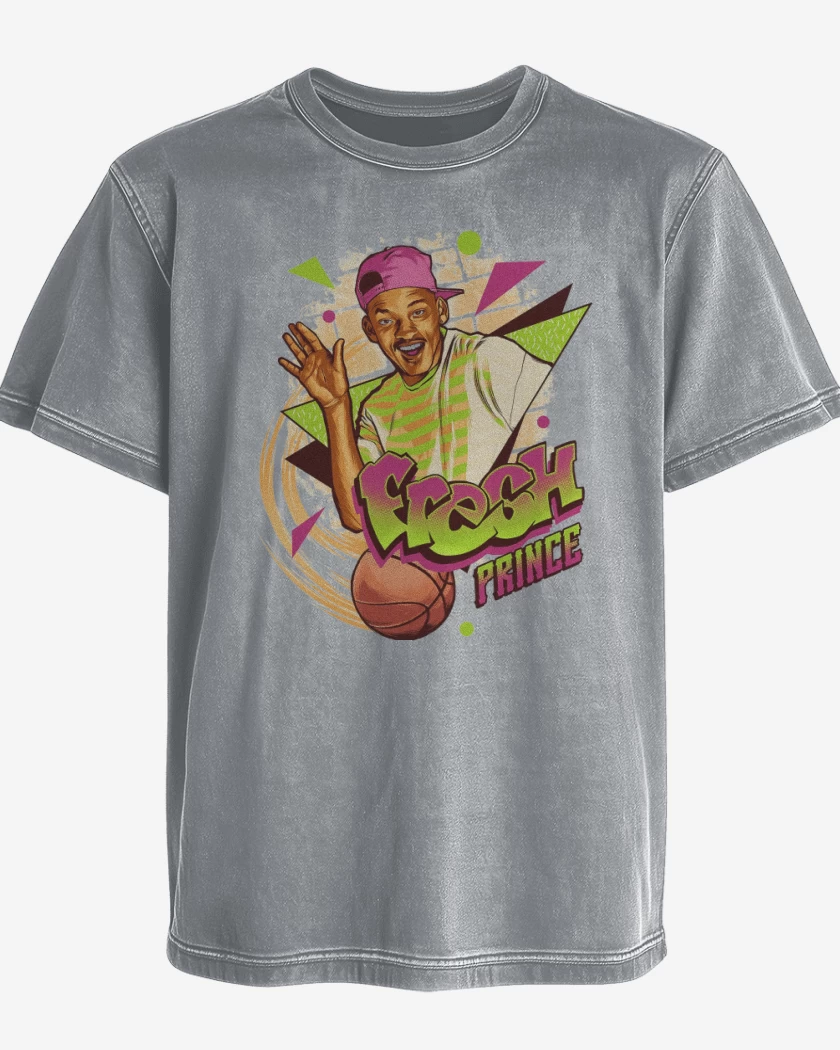 Polera desgastada Principe del Rap