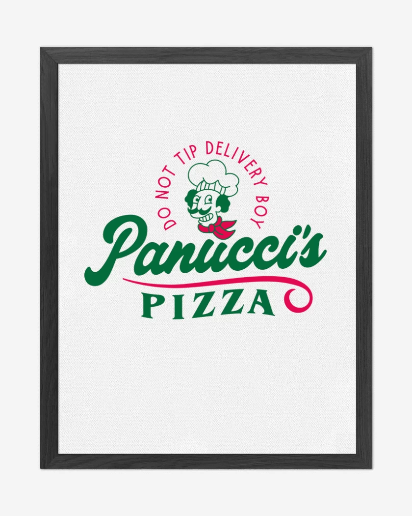 Cuadro decorativo Blanco de Panuccis Pizza