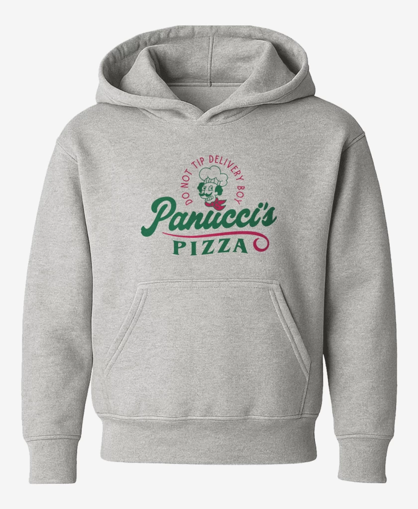 Poleron de niño Gris Melange de Panuccis Pizza