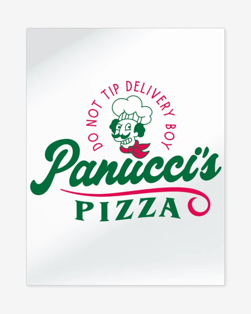 Print metalico Blanco de Panuccis Pizza