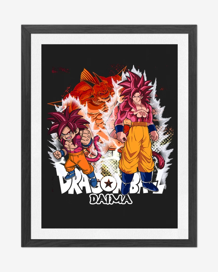Cuadro decorativo Goku Daima Ssj4