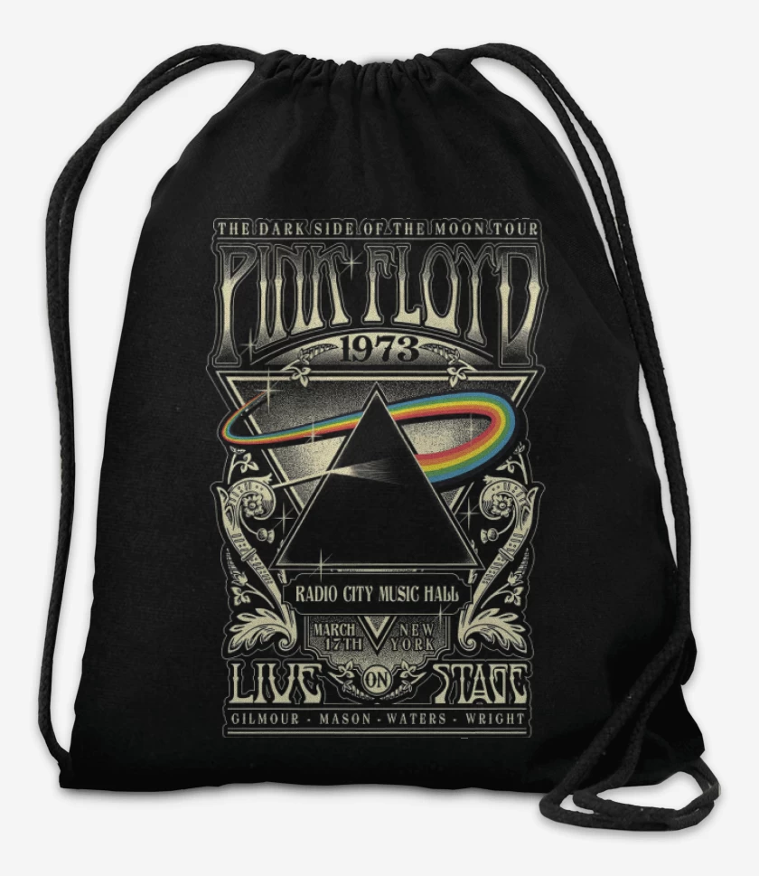 Mochila Negro de Pink Floyd Dark Side 73