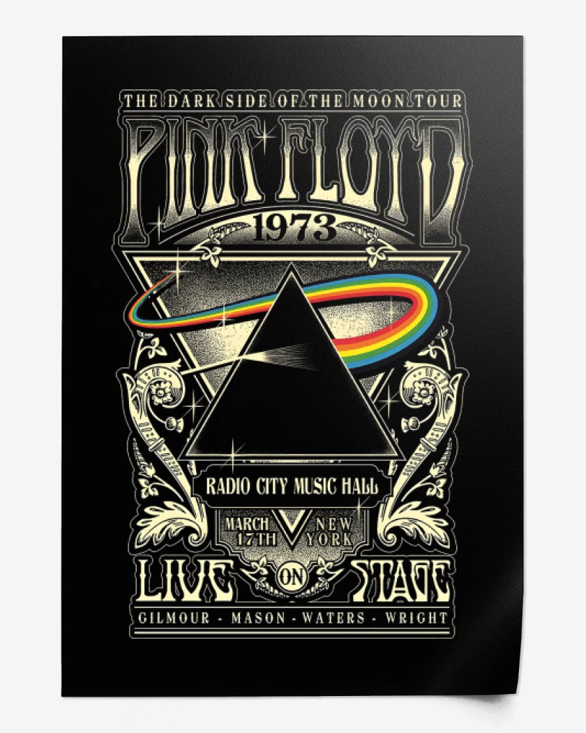 Print Pink Floyd Dark Side 73