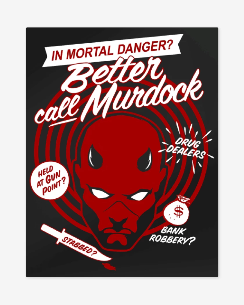 Print metalico Daredevil Better Call 