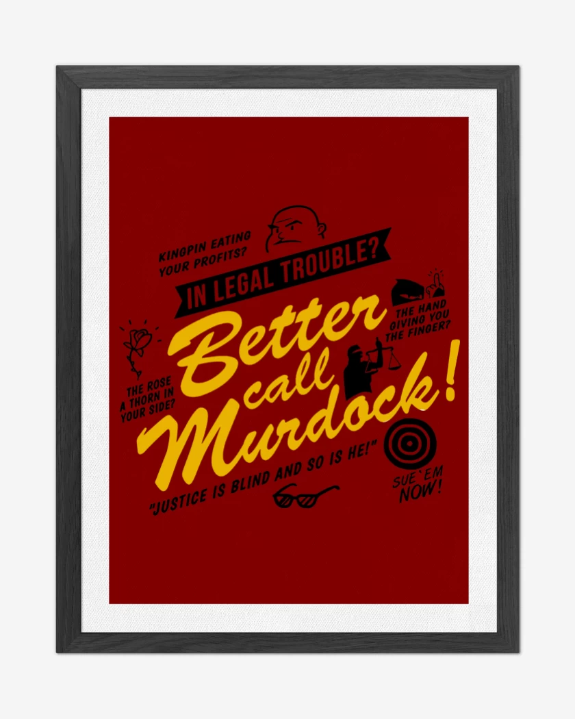 Cuadro decorativo Better Call Murdock