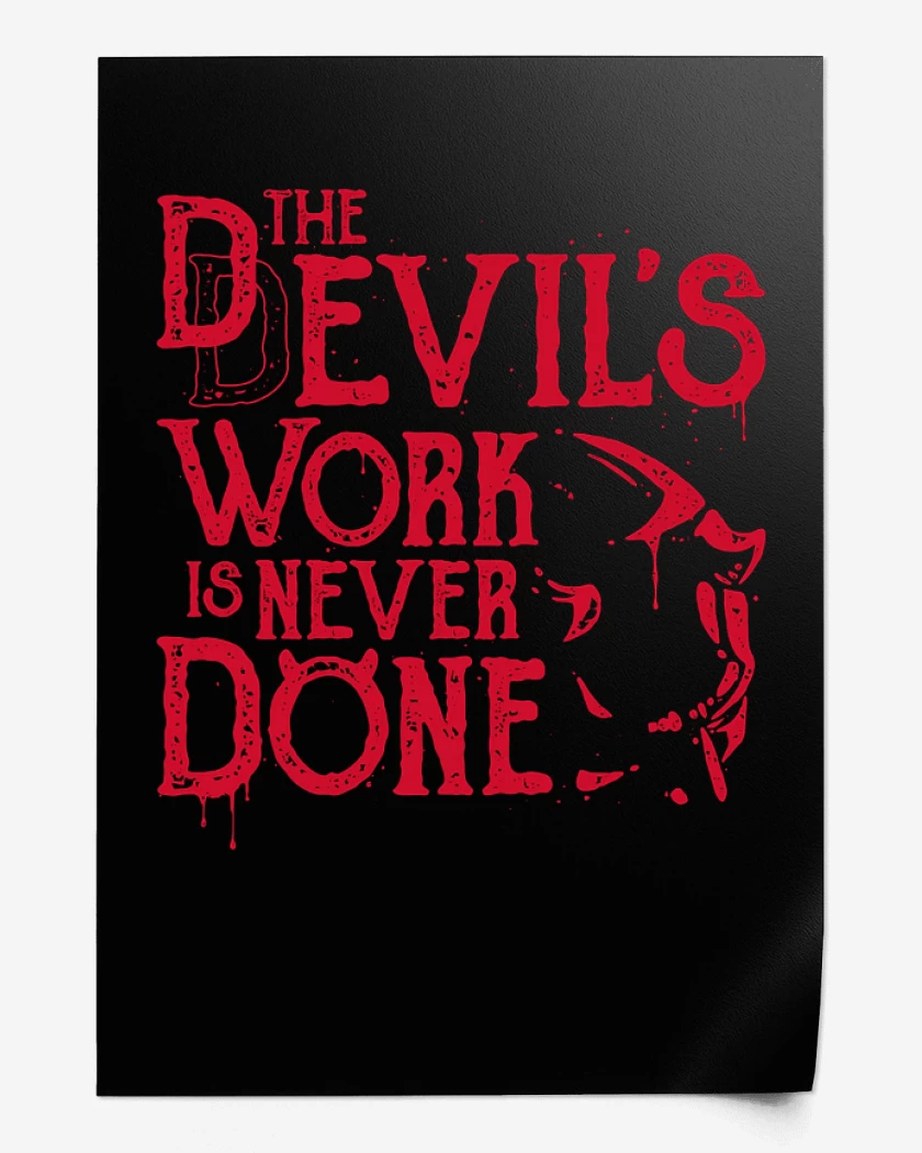 Print DD Work Never Done