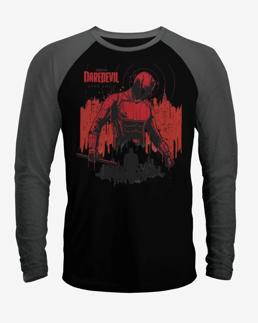 Polera Raglan Daredevil Born Again
