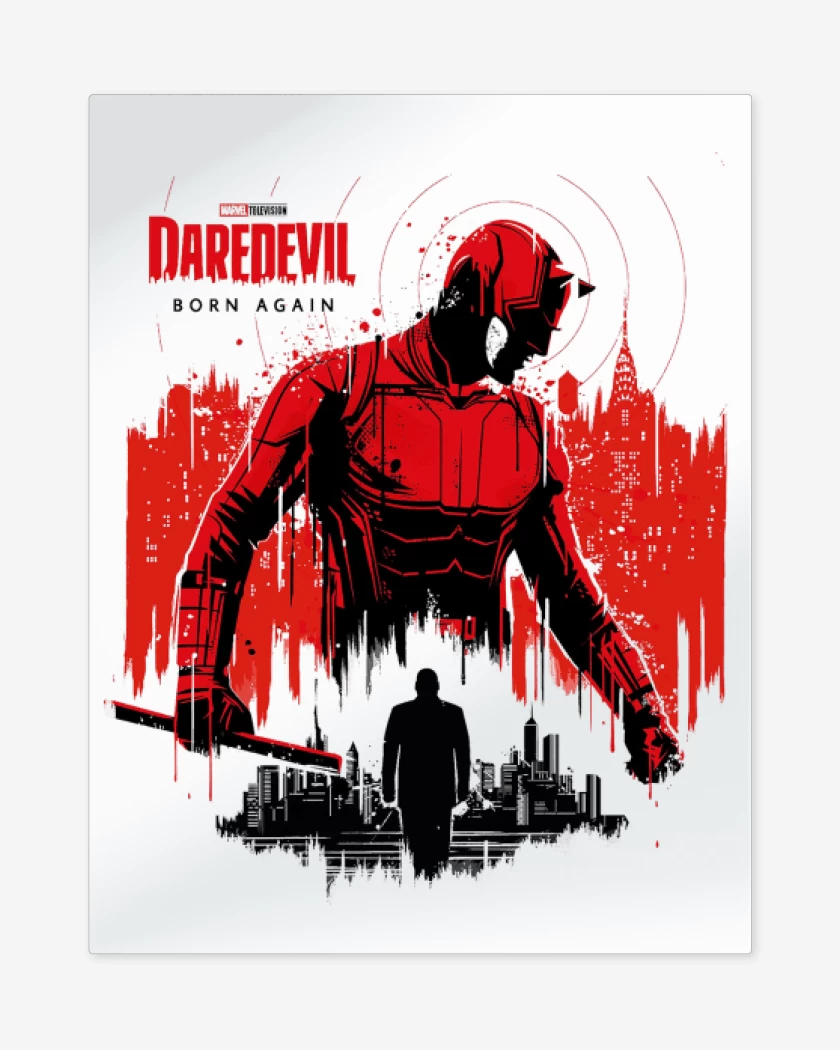 Print metalico Daredevil Born Again