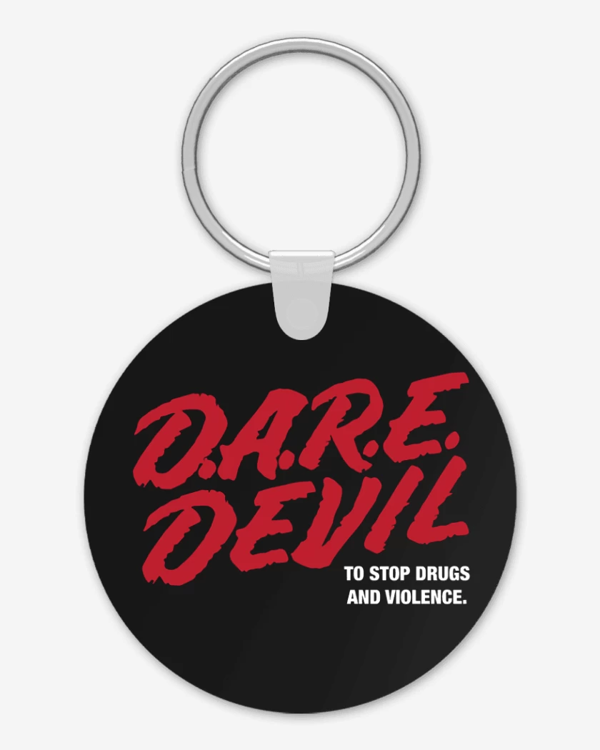 Llavero Negro de D.A.R.E. Devil
