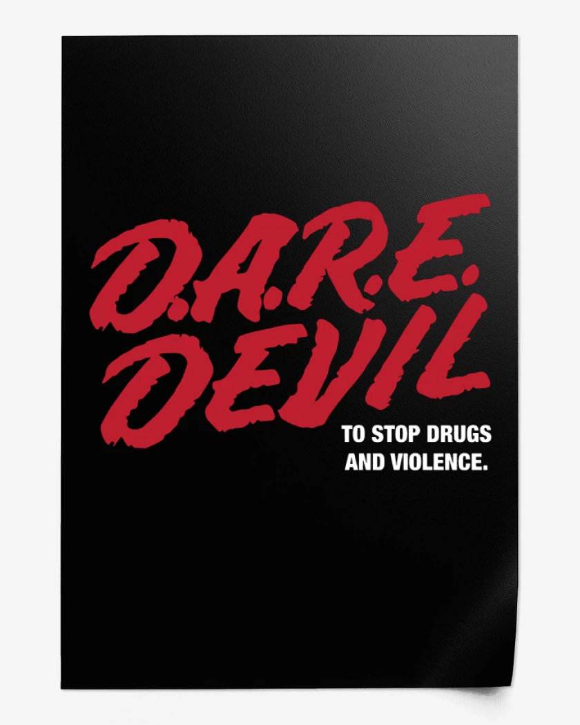 Print Negro de D.A.R.E. Devil
