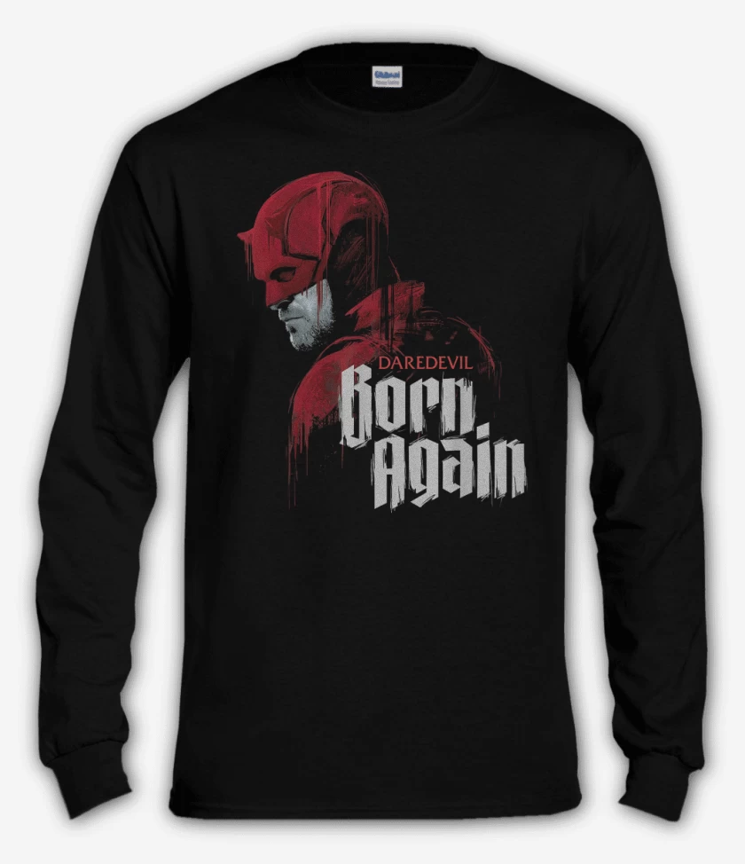 Polera manga larga Daredevil Born Again II